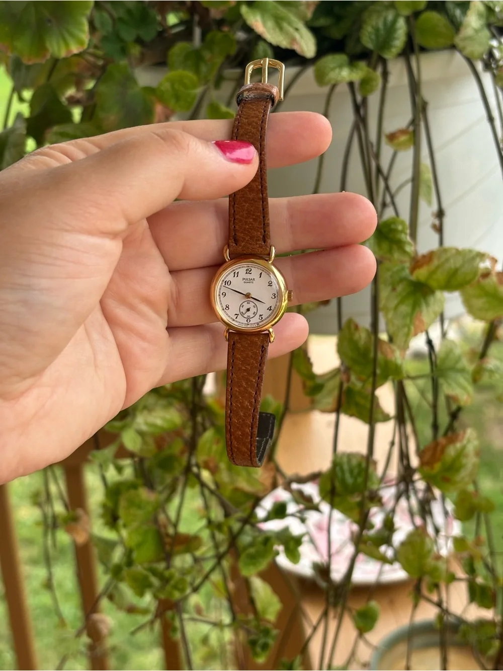 Pulsar by Seiko gold tone ladies vintage watch